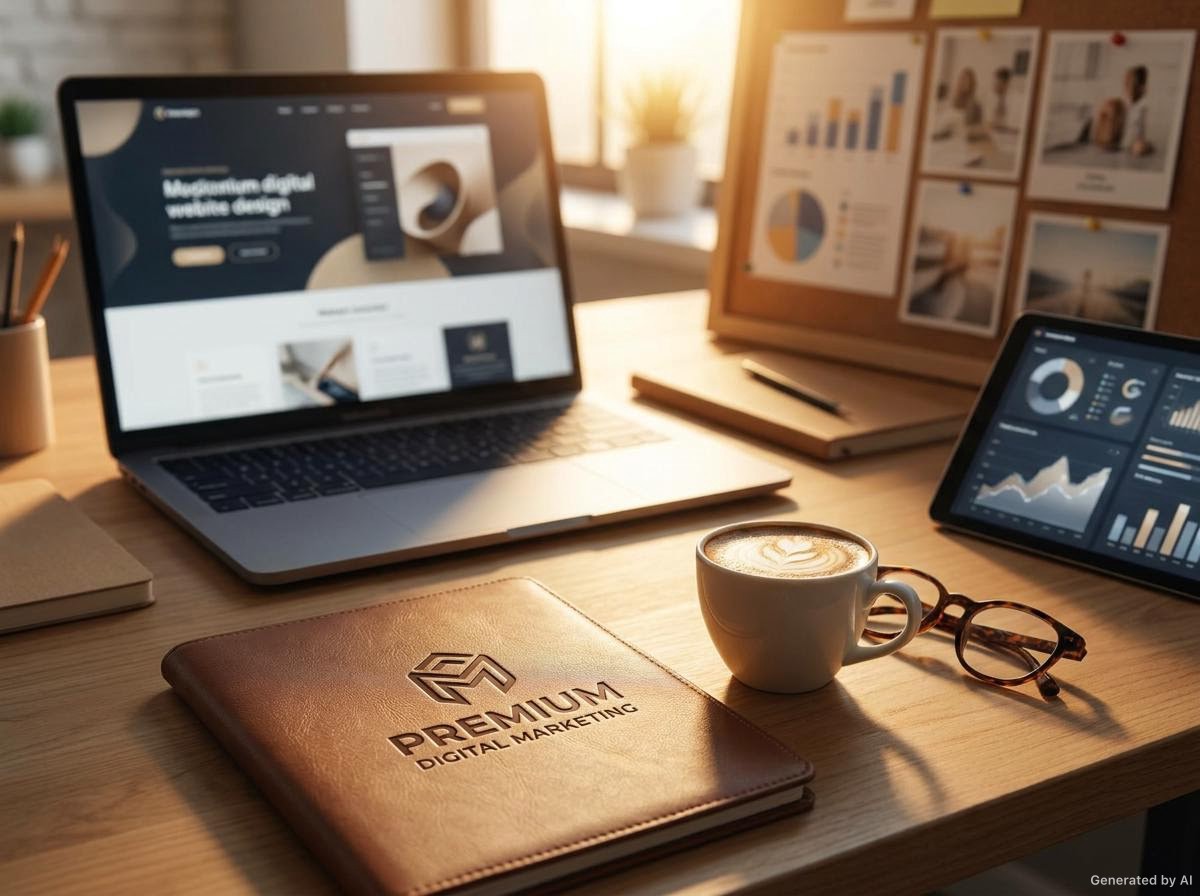 Mecokreato landing page project visual